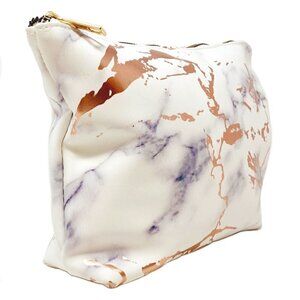 Marble pattern cosmetic bag